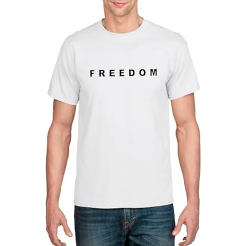 BTDECLAR Charlie Kirk Freedom Shirt Freedom Tshirt Unisex Charlie Kirk Crewneck Short Sleeve Letter Print Graphic Tees Shirts4