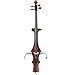 Aliyes Handmade Professional Solid Wood Electric Cello 4/4 Full Size Silent Electric Cello-Wood Grain
