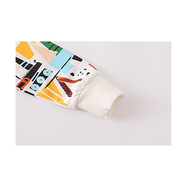 WINZIK Baby Boys Sweatshirt Outfit Toddler Kids Long Sleeve Pullover Cartoon T-Shirt Tops Spring Fall Clothes 2-7T (4-5T, 7#) - Image 5