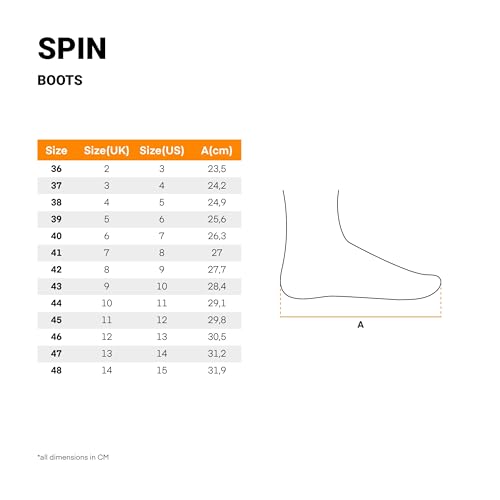 OZONE MOTO Spin Motorradstiefel Herren und Damen | PU Leder | Verstärkungen an Knöchel, Ferse und Zehen | Doppelte Nähte | Langer Reißverschluss