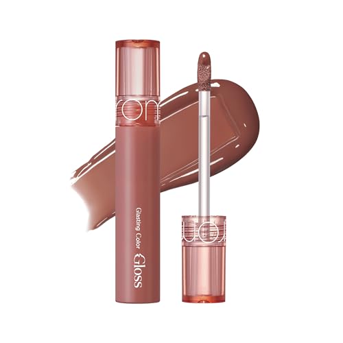 rom&nd Glasting Color Gloss 06 DEEPEN MOOR ㅣPlumping and Juicy Glow finish with refractive oil, Long-lasting
