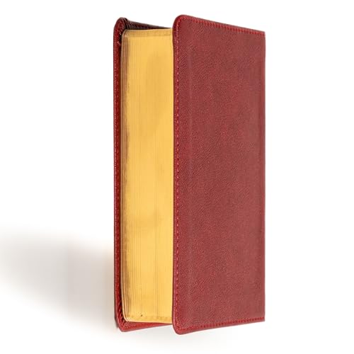 NASB Large Print Compact Reference Bible, Burgundy Leathertouch