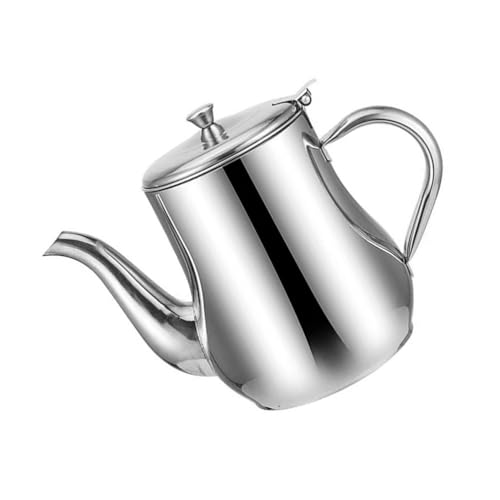 Stainless Steel Oil Pot Oil Storage Can Oil Container Leak-proof Container Oil Strainer Container Oil Dispenser Bottle Oil Strainer and Container Kitchen Supply Oil Can Oil Bottle