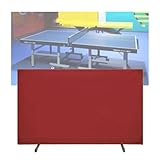 LVLDAWA Table Tennis Baffle, Movable Barricade Guardrail With Swivel Stand Folding Self-Study Training Privacy Partition For Club Sports Exercise, Customize Pattern (Color : Rosso, Size : 140X75CM-4