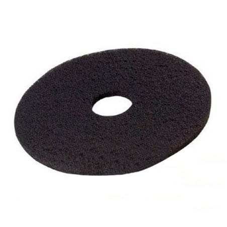 Caja con 5 discos negros de limpieza decapante. Alta abrasividad. Especial para limpieza de suelos con manchas o suciedad dificil. Resultados y acabado profesional y uniforme