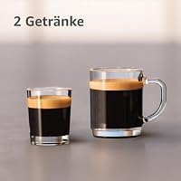 Philips 2200 Series Kaffeevollautomat - 2 Kaffeespezialitäten, Touch-Display, klassischer Milchaufschäumer, Keramikmahlwerk, Mattschwarz (EP2220/10) – Ansicht 4