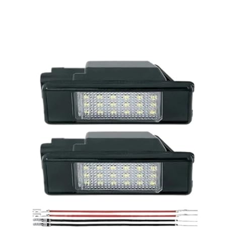 Luces matrícula LED Citroen Berlingo Estate 1996-2007 plafón resistente alta densidad