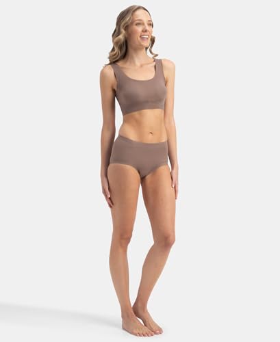 Image of Jockey 1839 Lounge Bra | Wirefree | Padded | Full Coverage | 360 Degree Stretch and Removable Pads | Microfiber Nylon Fabric