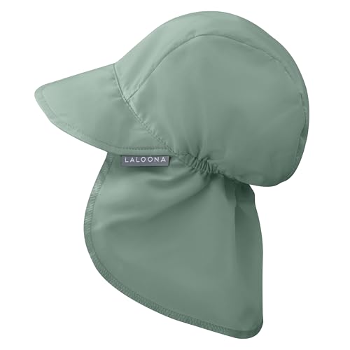 LaLoona Baby Schirmmütze UV 80+ mit Nackenschutz - Sommermütze/Sonnenhut...