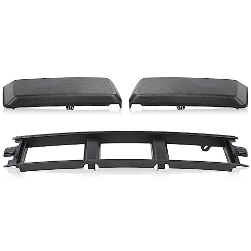 G-Plus 02HGL1246ZBK-GP Front Bumper Lower Center Cover & Bumper Guards Pads End Caps Compatible With Ford F150 2018-2020 Jl3Z17B968Bb Abs thumb #5