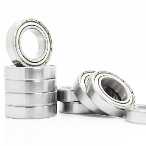Rodamiento 6801ZZ 12X21X5 mm de sección delgada métrica pack de 10 piezas para motor compacto