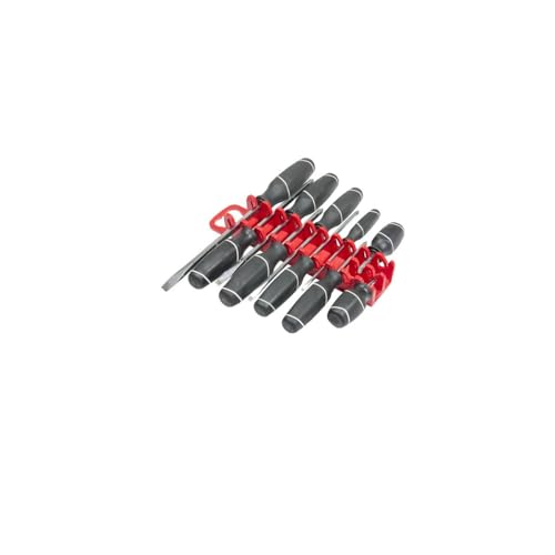 Image of ERNST Gripper Screwdriver Organizer, 8 Tool, Red (5308)
