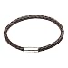 Produktbild Armband Yongqxxkj geflochten Wristband Lederarmband Unisex Faux Magnet Schmuck Verschluss Bangle Schwarz Coffee