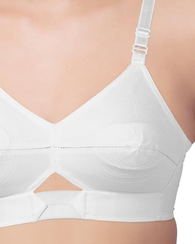 Image of Brida Sajini Women's Cotton Round Stitch Bra | Full Coverage | Single Layered | Non-Padded | Wireless | Saree Bra for Heavy Bust | Daily Use | Combo