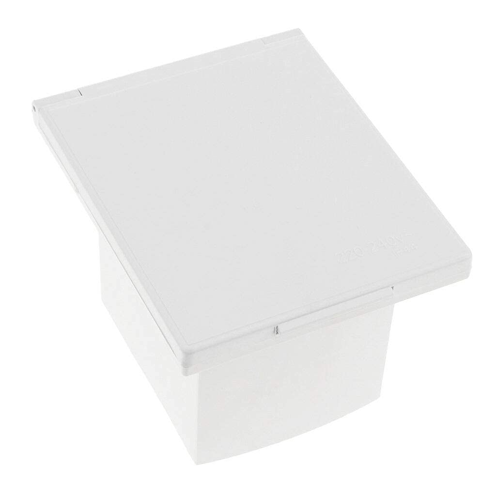 Buy Generic 220V240V 16A 3Pin Male Plug White Cover for RV Caravan