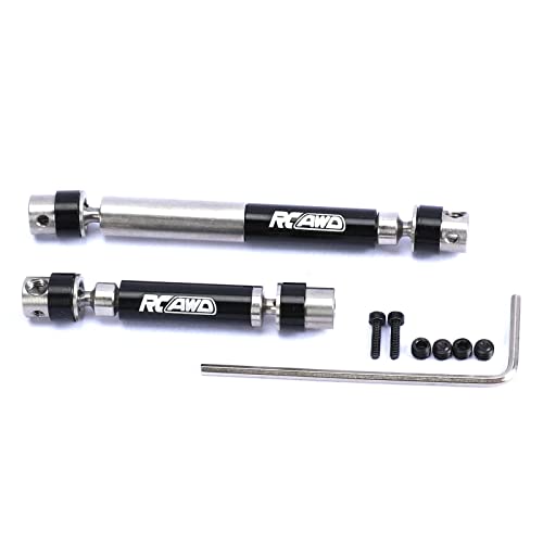Arbre d'entraînement central RCAWD pour Hobby Plus CR-18P, transmission noire 45-78 mm