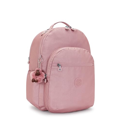 Image of Kipling Women's Seoul Extra Large 17 inch Laptop Backpack, Durable, Roomy with Padded Shoulder Straps, Built-In Protective Sleeve