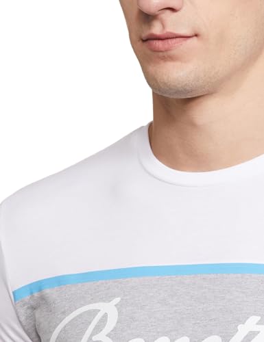Image of United Colors of Benetton Men's Cotton Solid Regular Fit T-Shirt