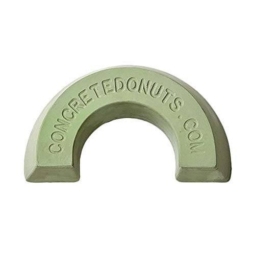 Concrete Donuts Concrete Donut for a Rotary Head Half, Large, Green