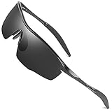 MOTELAN Men's Polarized Sunglasses for Driving Fishing Golf Metal Glasses UV400