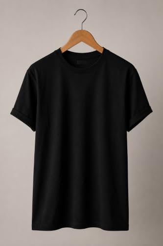 Image of INKKR Men's Solid Round Neck Half Sleeve Classic Cotton Bio-wash T-Shirt Combo | Crew Neck Cotton Tshirt for Men Combo