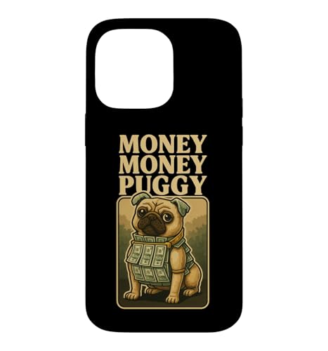 Money Money Puggy - Funny Dog Pug Brainrot �Q�[�~���O�X�����O�~�[�� �X�}�z�P�[�X iPhone 14 Pro Max �p