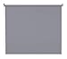 Produktbild Verdunklungsrollo Fenster Tür Rollo Farbwahl Kettenzugrollo Seitenzugrollo Breite 60 - 200 cm Höhe 180 cm u. 240 cm Stoff lichtundurchlässig Metall Klemmhalter ohne Bohren (200 x 180 cm / Dunkelgrau)