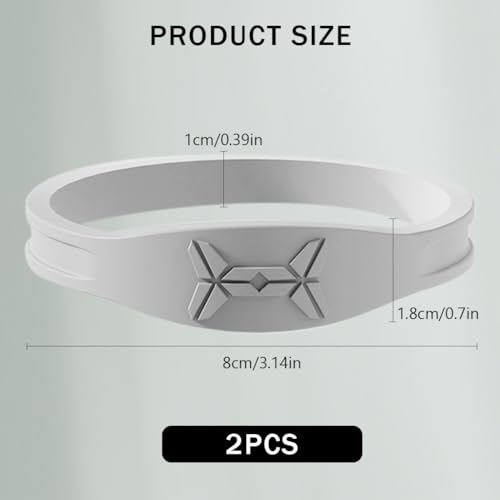 Image of Proberos 2 PCS Patella Support Knee Cap Brace Silicone Bands, for Pain Relief Patella Brace, Lightweight Design for Basketball, Running, Tennis, Weightlifting, Unisex