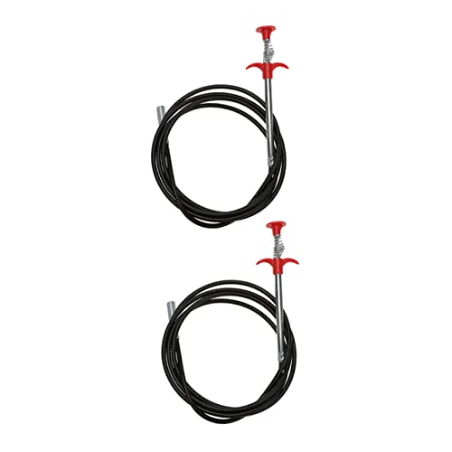 Sewroro 2pièces Outil De Dragage Multifonctionnel Flexible Pince Et Crochet De Débouchage Pour Canalisations Et Siphons De Sol