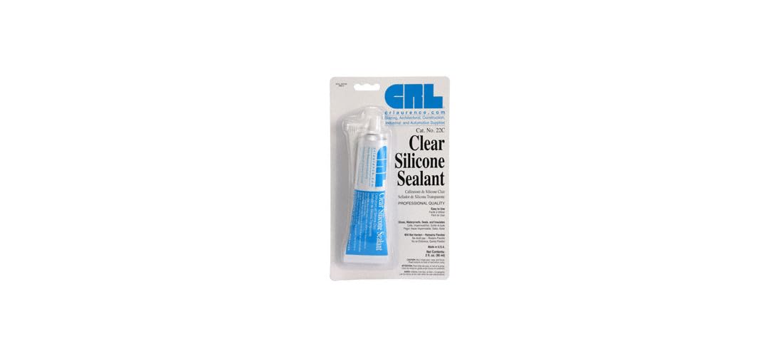 Amazon.com: CRL Clear Silicone Sealant in 3 Fl. Oz. Squeeze Tube
