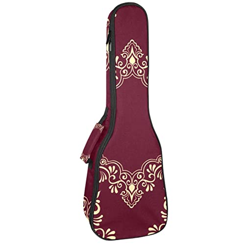 Sac à dos ukulélé concert pour voyager avec votre housse arabesque