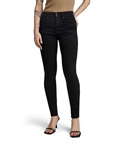 G Star Para Mujer Jeans Lhana Skinny, Negro (pitch black D19079 B964 A810), 30W / 30L