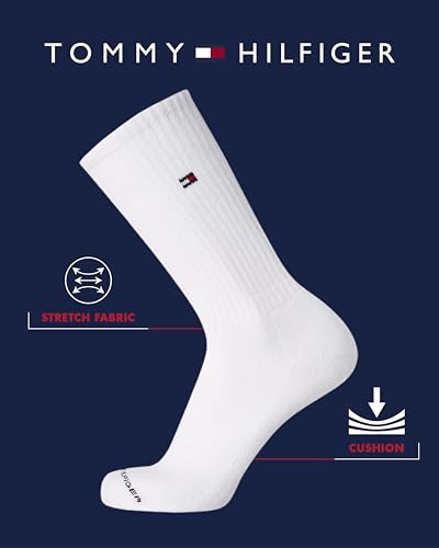 Tommy Hilfiger Mens Athletic Socks - Cushioned Crew Socks (10 Pack)2