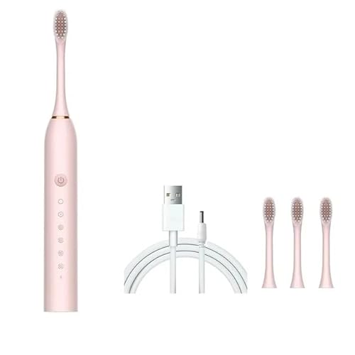 Spazzolino da denti elettrico sonico X-3 ricaricabile USB per adulti, 6 modalità