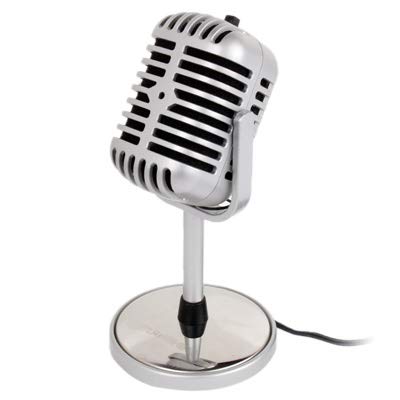 SJS AYD Plastic Classic Style 3.5mm Standing Microphone