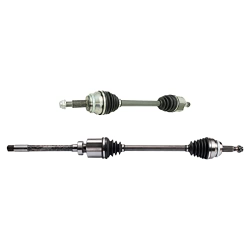 Image of TRQ Front Driver and Passenger Side CV Axle Assembly Set 2 Piece for 2013-2016 Toyota Sienna 2011-2012 Sienna V6 3.5L AWD
