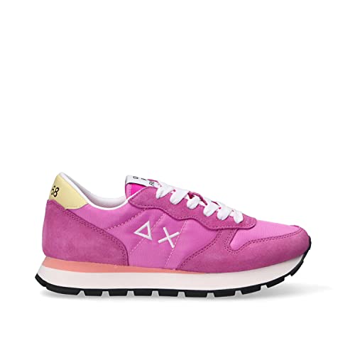 Baskets Femme SUN68 Ally Solid Z33201 nylon cyclamen running casual légères