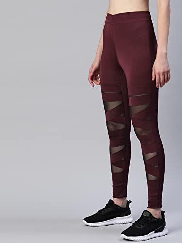 Image of BLINKIN Women's Skinny Fit Mid Rise Leggings