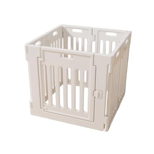 ペットサークル 小型犬 折りたたみ サークル 犬 室内 軽量 持ち運び便利 ドッグラン 柵 扉付き 組み立て簡単 アパートや庭に適しています(70*70*65cm)