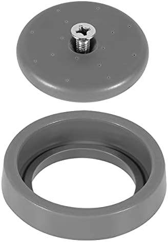 KOLLNIUN Pre-Rinse Spray Valve Repair Kit for Most Commercial Sink Faucet Dish Sprayer Touch On Kitchen Sink Faucets 1.42 GPM Spray Face Bumper and Screw Repair Part, Grey