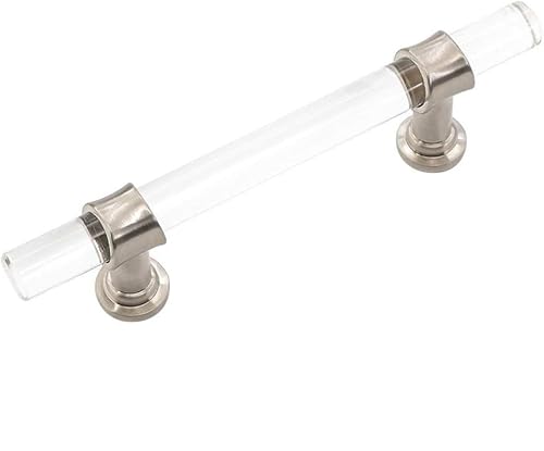 Goldenwarm Clear Glass Cabinet Handles
