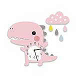 Zubehör - 1 x Zifferblatt, 1 x Uhrwerk, 1 x DIY Zeigerset, 1 x Haken,1 x Wolken und Wassertropfen Wandaufkleber(1 x AA Batterie ist nicht im Lieferumfang enthalten).