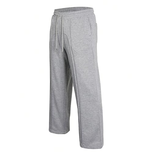 Men's Cargo Pants Stretch Waist Drawstring Hiking Pants Wide Leg Casual Joggers Sweatpants Trendy Hip-Pop Trousers4