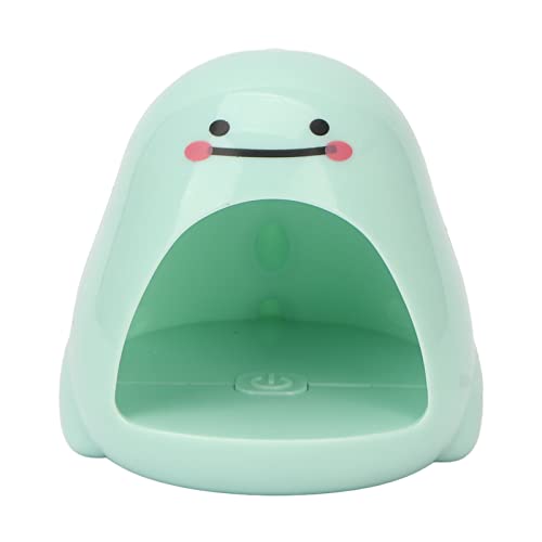 Nail Polish Curing Lamp Mini LED Lamp Light Fast Curing USB Professional 4pcs Lamp Chips Nail Art Tool Cute for Women Girls (Green)