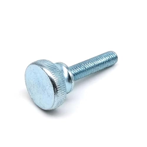 1/2/5pcs M3 M4 M5 M6 DIN464 GB834 Knurl Step Head Hand Tighten Thumb Screw Curtain Wall Glass Lock Thumbscrew Adjust(Light blue,