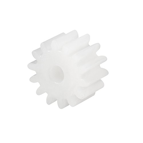 Image of uxcell 20pcs Plastic Gears 14 Teeth Model 142A Reduction Gear Plastic Worm Gears for RC Car Robot Motor