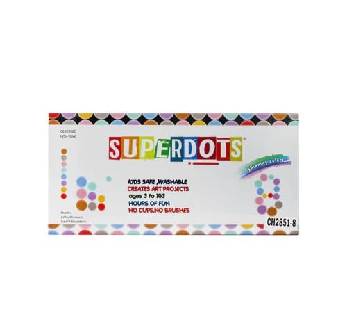 Levin 8 Colors Non Toxic Dot Paint Markers Bingo Daubers for Toddlers Art Craft Party Favors Water-Based Non-Toxic Bingo Daubers 8pc 60 ml