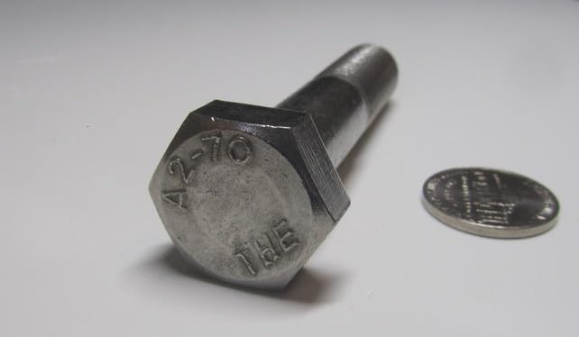 18-8 A2 Stainless Steel Hex Bolts PT M14 x 2 mm x 70 mm Long 5 pcs