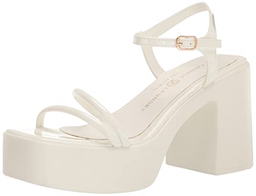 Chinese Laundry Women's Avianna Patent Wedge, White, 9.5 M US