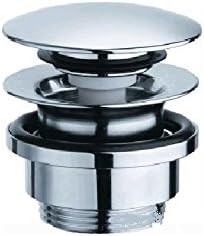Silfra Clip Clap Valve, Basin Drain 11/4 Inch Chrome Cap Up & Down
